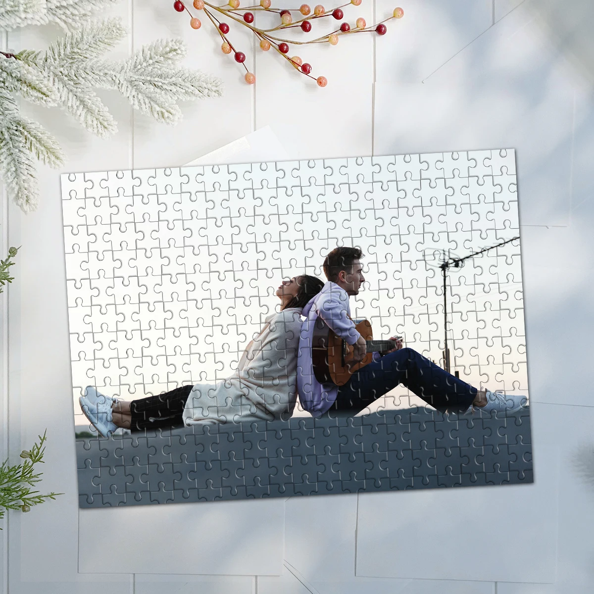 35/300/500/1036pcs Personalized Custom Photo Puzzle couple Custom Jigsaw Puzzle Gifts For Home Weddings Graduations Pets photo