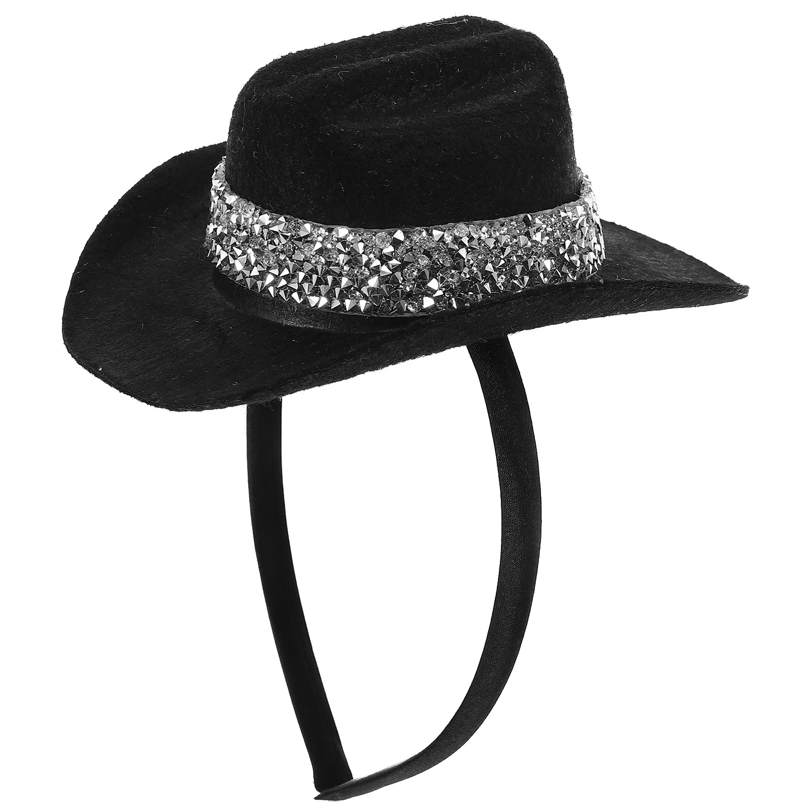 Mini Top Hat Headband Lady Fascinator Elegant Costume Hairband Vintage Style Party Accessory Cosplay Holiday Event Tea Party