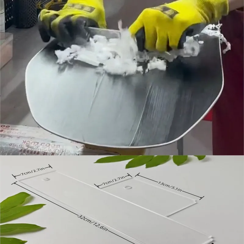 Snowboard Wax Scraper, Ski Base Cleaning Tool, Universal Ski Wax Remover, Ski & Snowboard Care Accessory