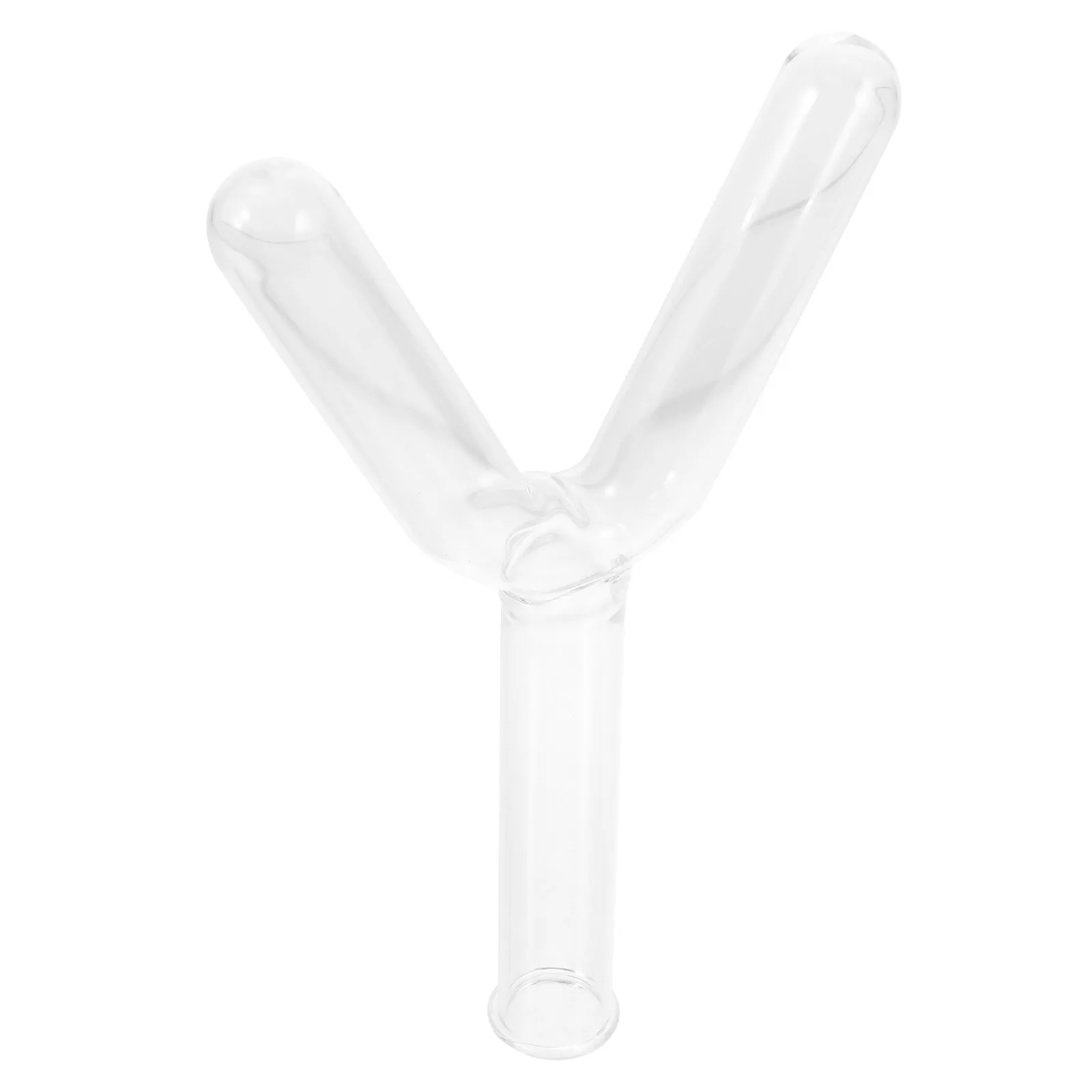 Connecteur en Y en verre, tube de raccordement essentiel pour la verrerie de laboratoire, adaptateur de connecteur en verre pour les expériences de gaz chimiques, tube anti-explosion