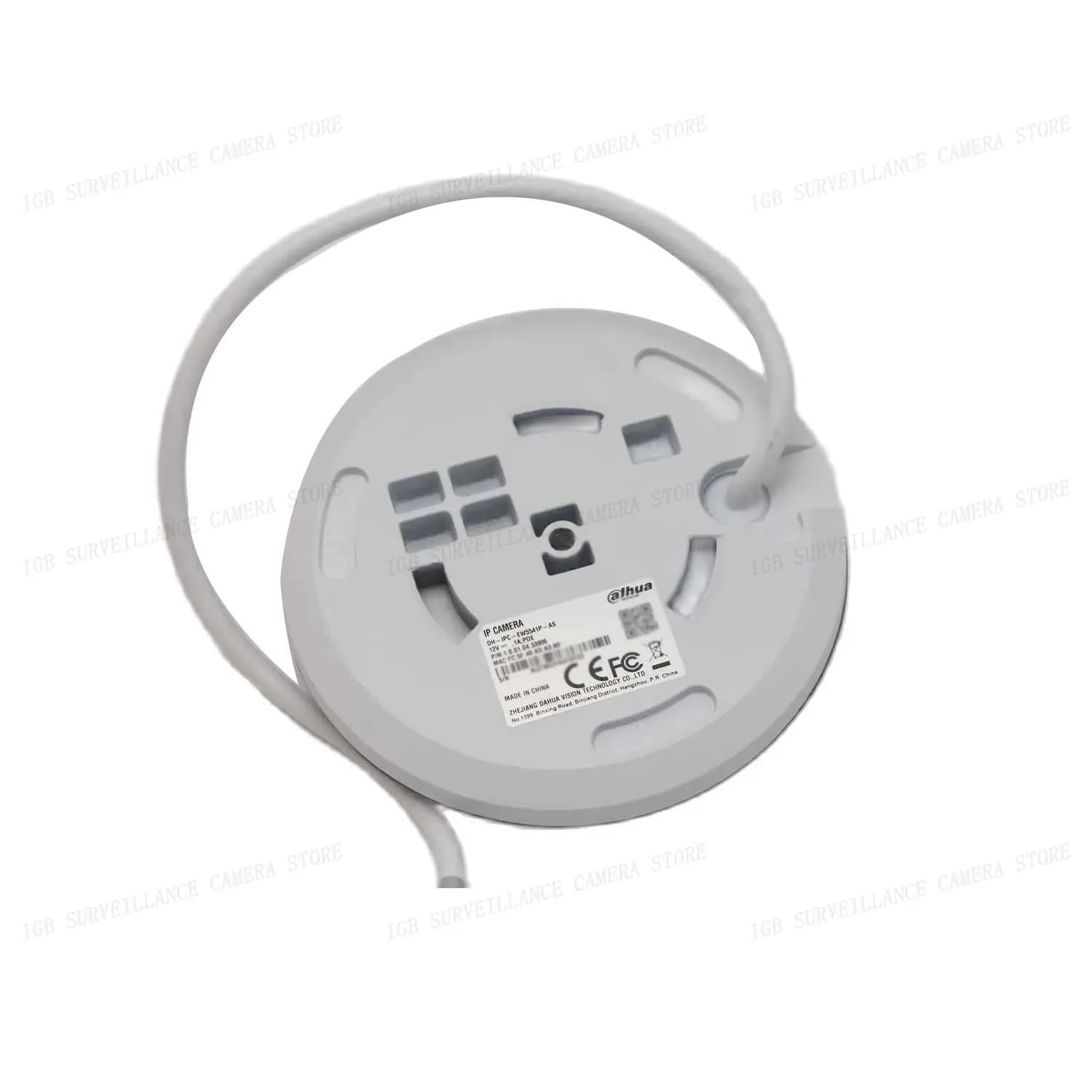 Dahua 5MP IPC-EW5541-AS WizMind IR Fisheye IP Camera Built-in MIC Network Camera Motion Detection H.265 SD Card Slot