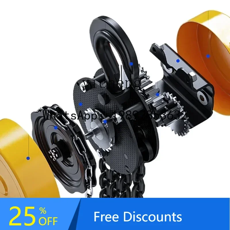 

A1 reversing chain hoist small crane lifting spreader guide chain manual hoist