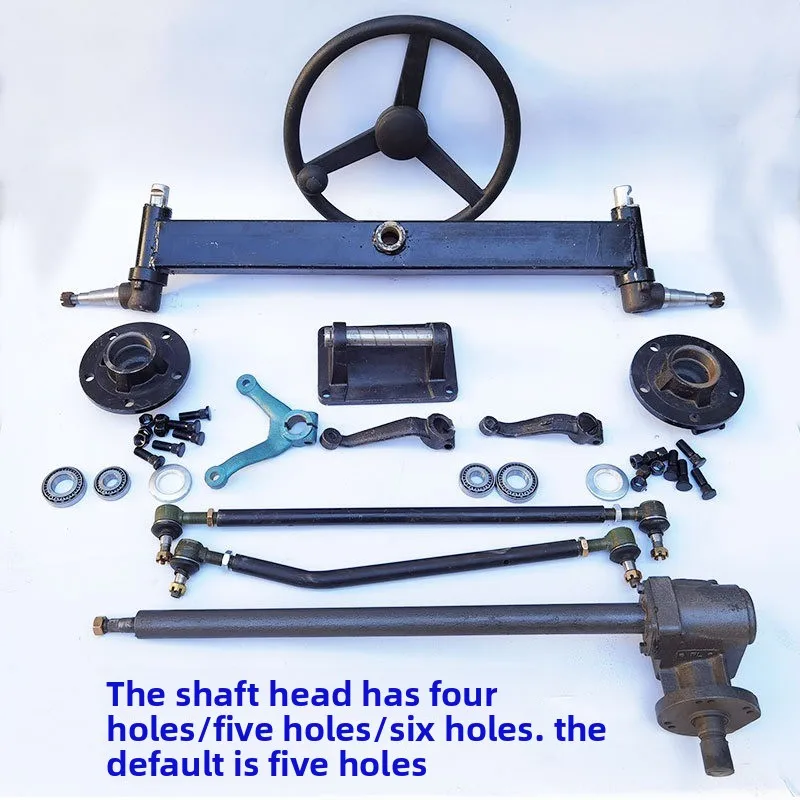 

Сельскохозяйственный трицикл, четырехколесный, с передней осью в сборе, регулируемое рулевое управление, шина 500, диск 14 дюймов, передняя балка, запчасть для сельхозтехники