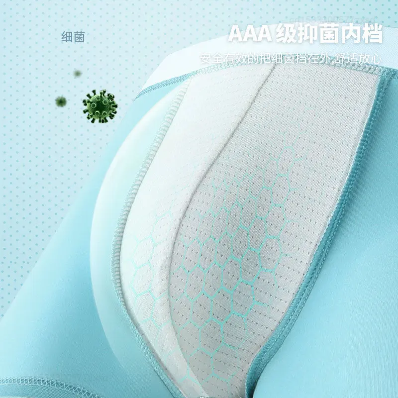 Xiaomi-Caleçons respirants pour hommes, caleçons masculins, caleçons anti-favorable, sous-vêtements de marque, culottes à la mode, 4 pièces
