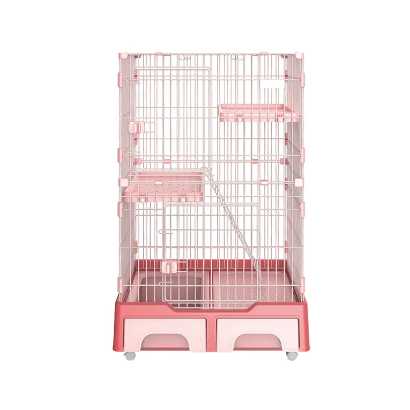 Emily huisdieren grote Hot selling metalen kennel mesh opvouwbare roestvrijstalen kat hond dierenkooi