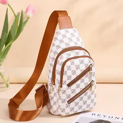 Fashion Women's Chest Bag (Multiple Zipper Compartments) Crossbody Bag for Women - College Casual Outdoor Sling Bag