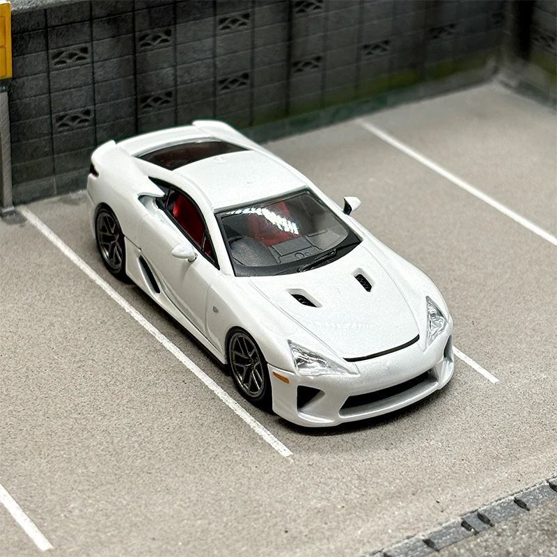 

Diecast 1:64 Scale Alloy LFA White Sports Car Sedan Toy Model Car Collection Display Piece Gift Souvenir Toy Scene Decoration