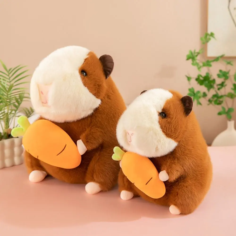 การ์ตูนภาษาดัชคําหมู Capybara ตุ๊กตา Plush Fluffy จําลอง Capybara Plush ของเล่น 25 ซม.Capibara Fluffty ตุ๊กตาคริสต์มาสของเล่น