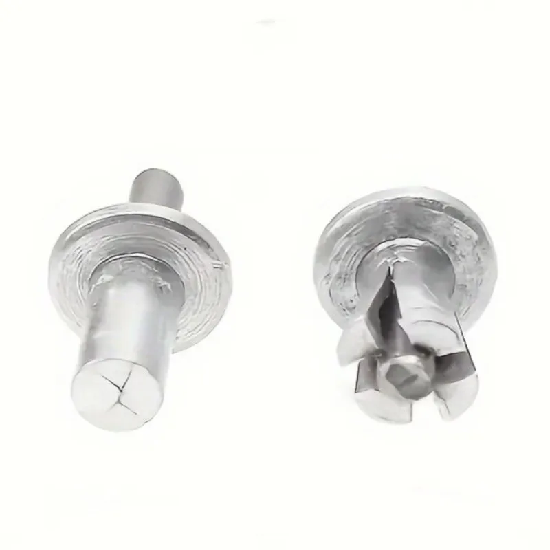 46 pcs 5*11mm Blind Hammer Rivets, Expansion Lock Design, Furniture Assembly Home Repair Fixing, Practical