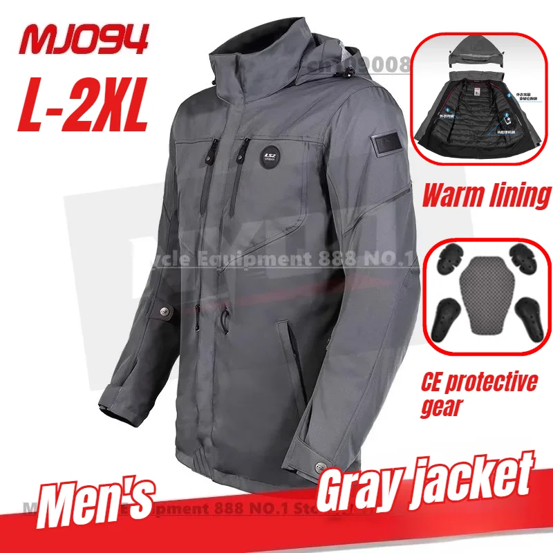 

LS2 MJ094 Motorcycle Jacket Men's and Women's Urban Jacket Waterproof Breathable Motorcycle Commuter Jacket