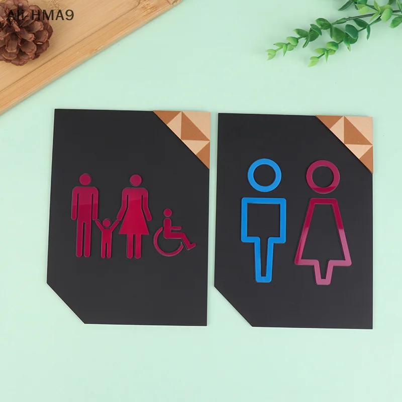 الحمام تعليمات علامة مرحاض لافتات مرحاض الجدار ملصق فندق مطعم متجر عام لافتات المرحاض #4