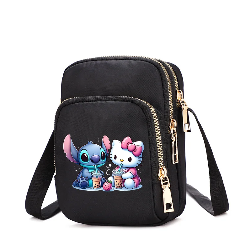 Disney Stitch Women Bags Cell Phone Purse Crossbody Shoulder Strap Lilo & Stitch Handbag for Female Women\'s Bags Underarm Bag