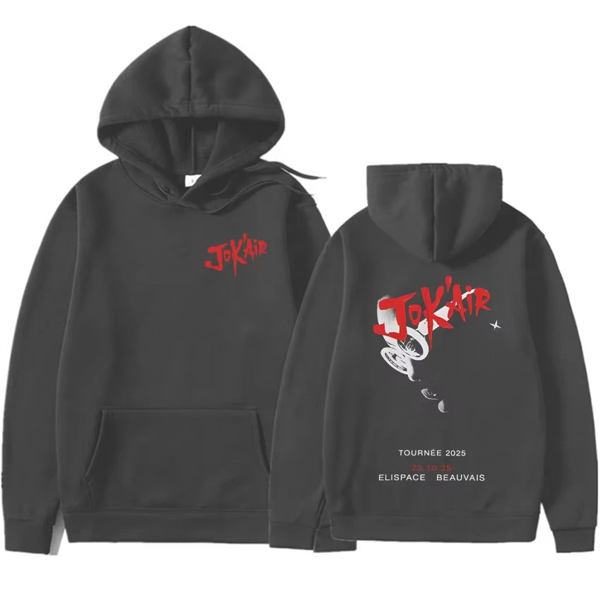 

Men Women Graphics Print Hoodie 2025 World Tour Jokair Rapper Y2k Pullovers Hip Hop Music Album Spring Autumn Sweatshirts Unisex