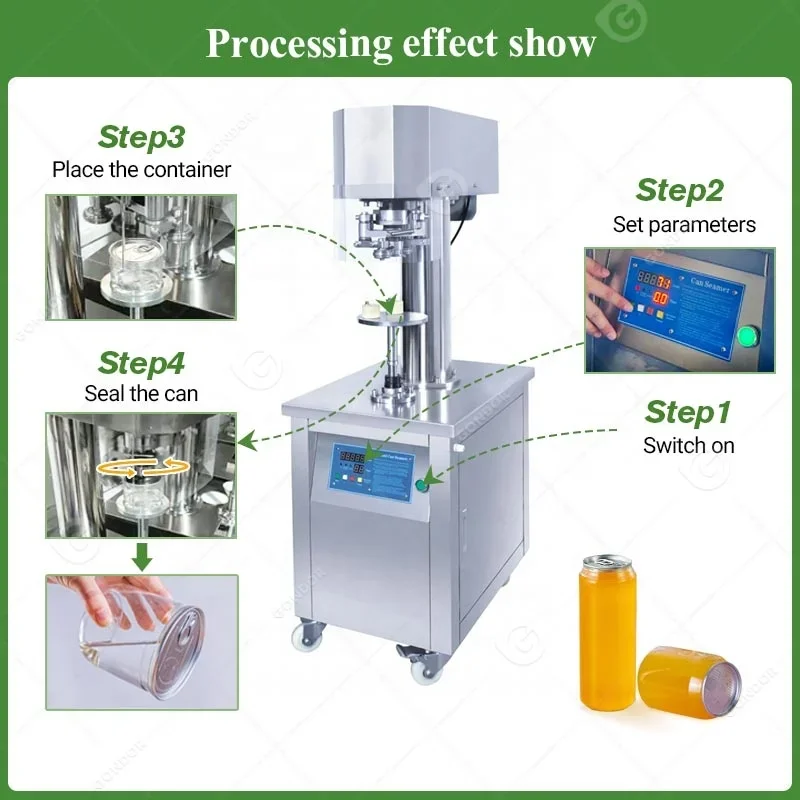 Seam Auto Machine Pull Ring Maschines Fill and Seal Desktop Semi Automatic Beer Can Seamer for Paper