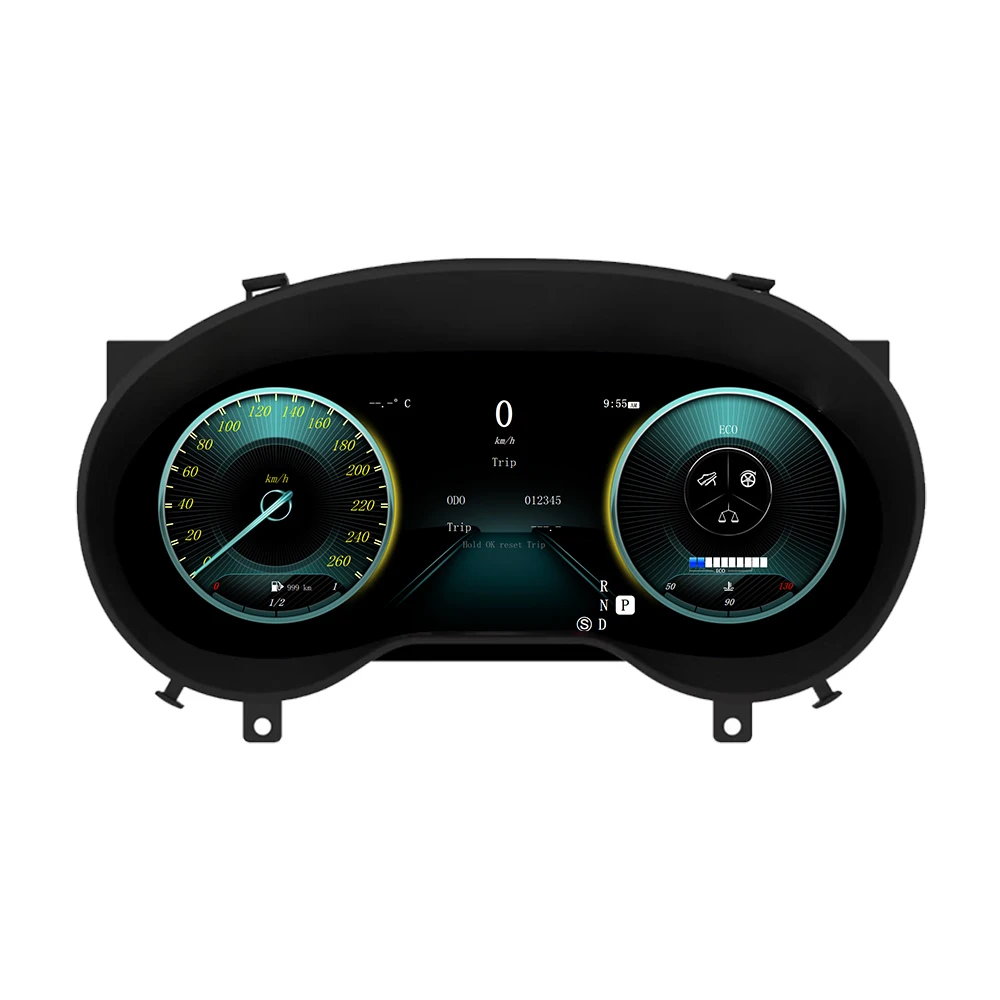 Odometer Car Digital Cluster Virtual Cockpit For Mercedes Benz A CLA GLA AMG 2013-2019 Instrument Dashboard Speed Meter Screen