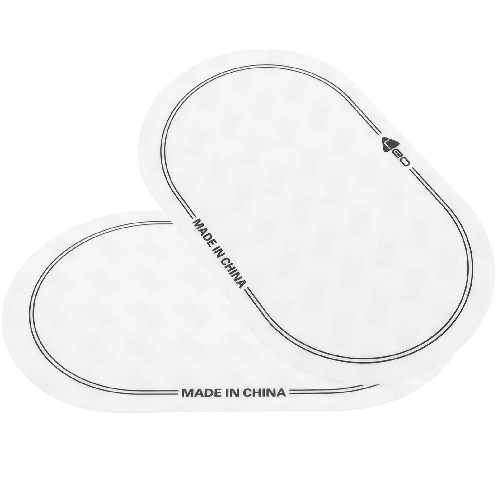 

2pcs Double Pads Skin Protector Protective Stickers White Reusable Drum Ground Drum Pads Set Accessories Percussion