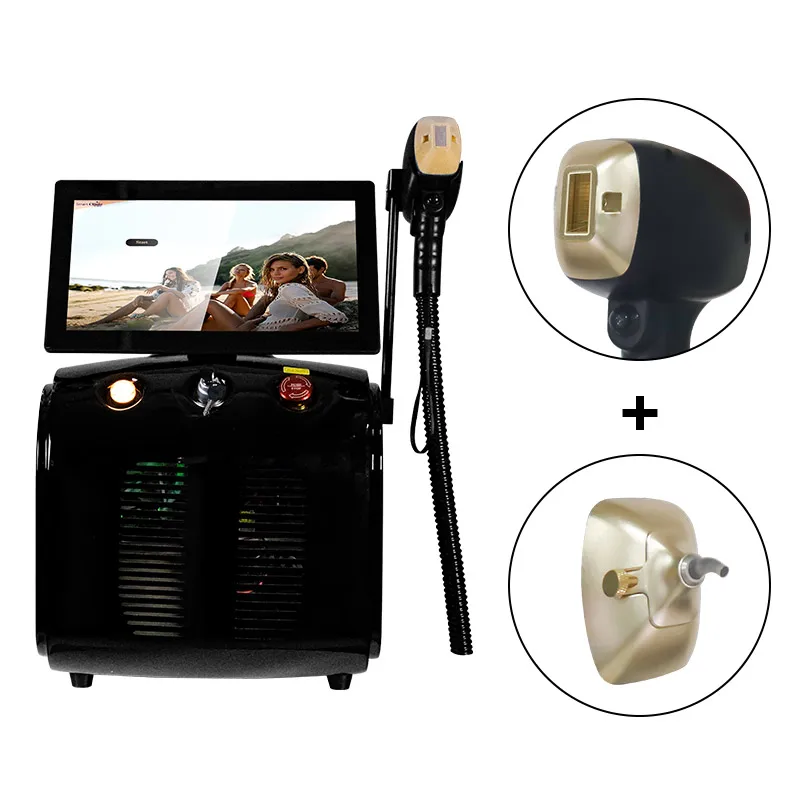 Diode Hair Removal Laser Skin Rejuvenation Hair Removal Laser 3 Wavelengths 755 808 1064nm Beauty Machine for All Skin Types