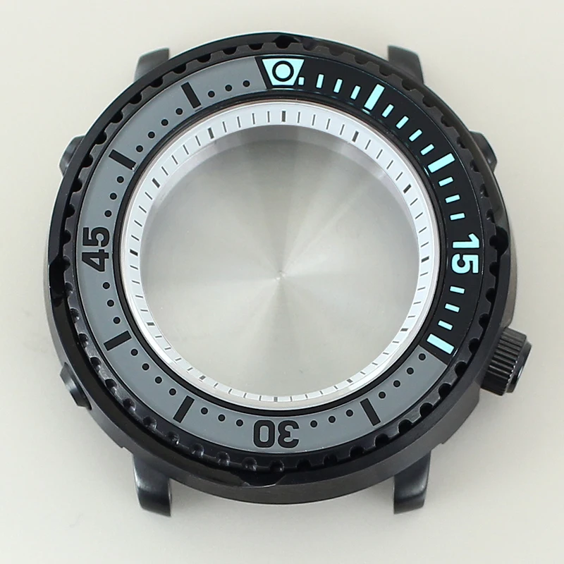 43 مللي متر مقاوم للماء ساعة C3 مضيئة الحافة ل Mod الطفل تونة NH35 NH36 NH34 NH38 4R36 حركة 28.5 مللي متر الهاتفي الياقوت الزجاج