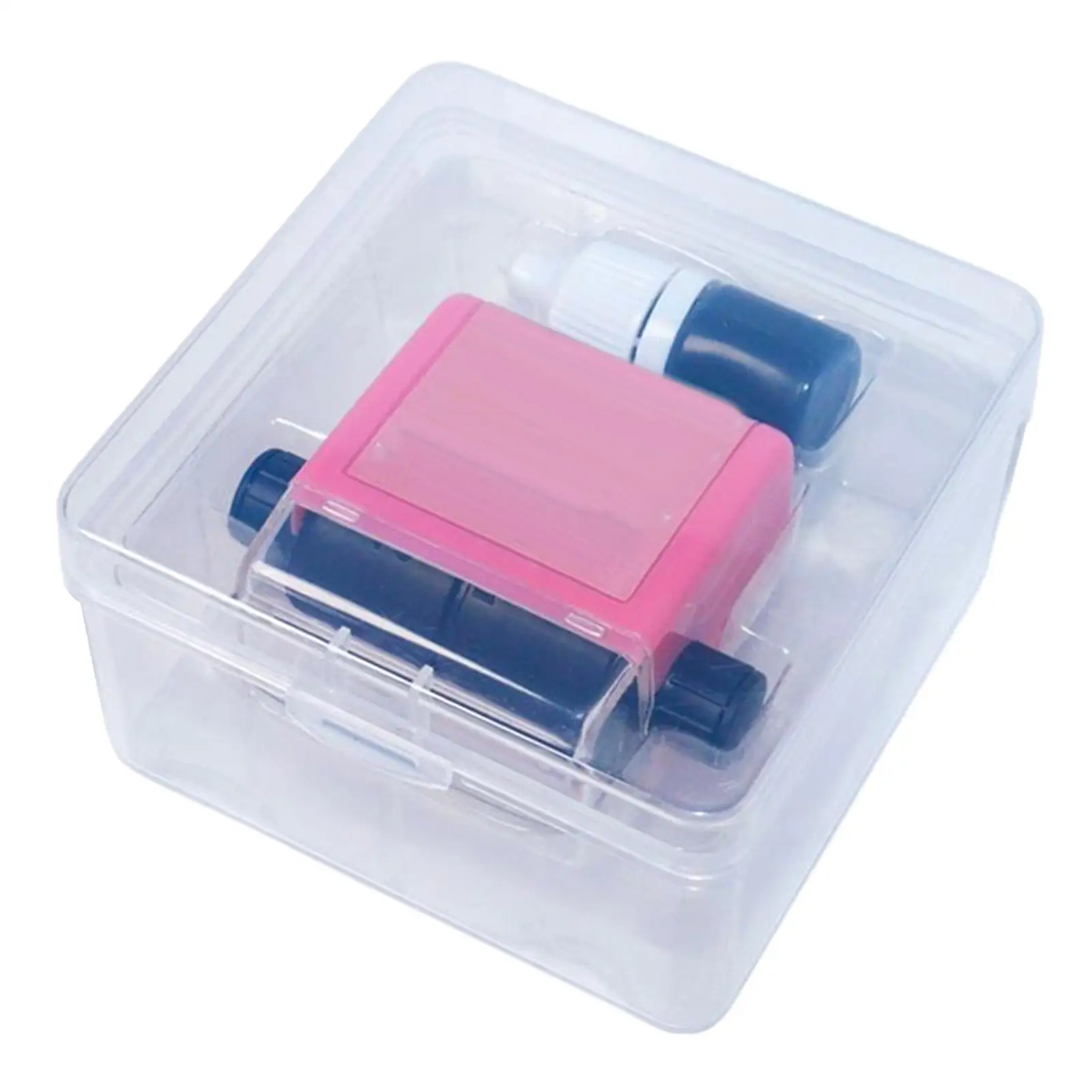 Digital Teaching Stamp for Children Arithmetic Rolling Practice Tool with Storage Case Math Exercise Supplies