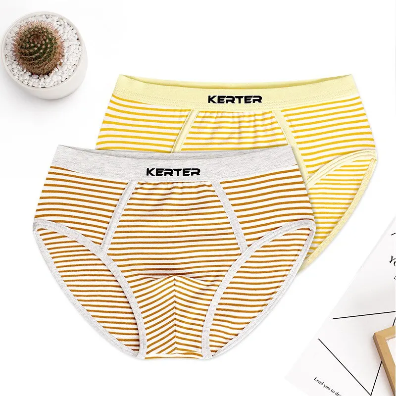 Stretchy Striped Boys Underwear Brifes Cotton Boys Clothes Comfortable Kids Panties for 3 4 6 8 10 12 Years Old RKU183005