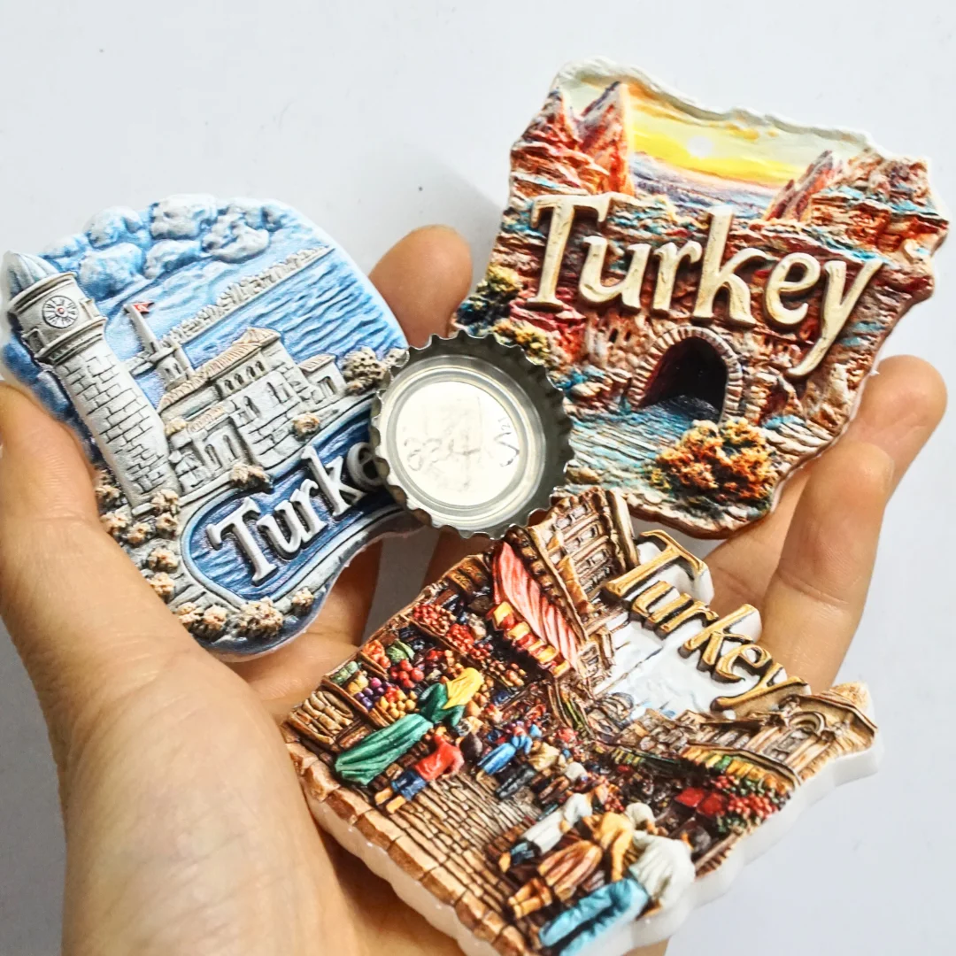 مغناطيس ثلاجة بمناظر طبيعية تركية، مغناطيس ثلاجة غروب الشمس تركيا، مغناطيس ثلاجة تركيا للسفر، ملصقات ثلاجة لعرض الشارع في تركيا، #6