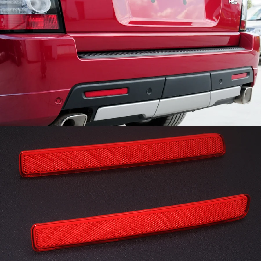 1Pc Rear Bumper Brake Light Reflector Tail Stop Lamp Cover Fit for Land Rover LR3 2005 LR4 Range Rover Sport XFF500020 XFF500030