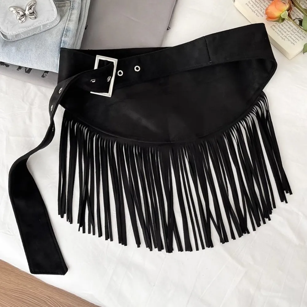 

Роскошный винтажный пояс с кисточками, однотонный треугольный пояс с бахромой, ковбойский стиль, платье, ремень для женщин