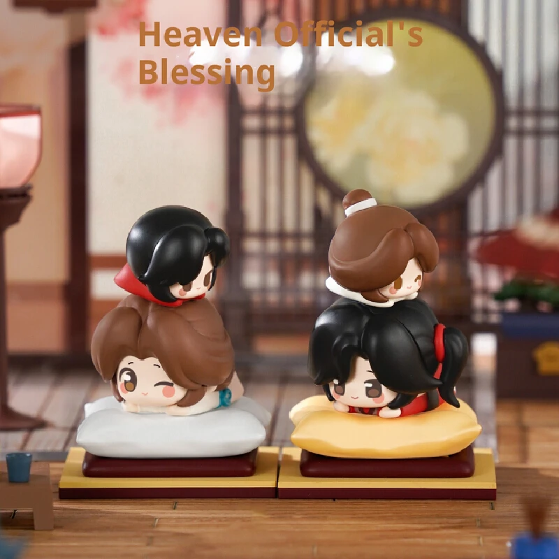 

Original Tian Guan Ci Fu Cartoon Lie Prone Series Blind Box Xie Lian Hua Cheng Yue Shen Mystery Box Anime Figure Decor Gifts