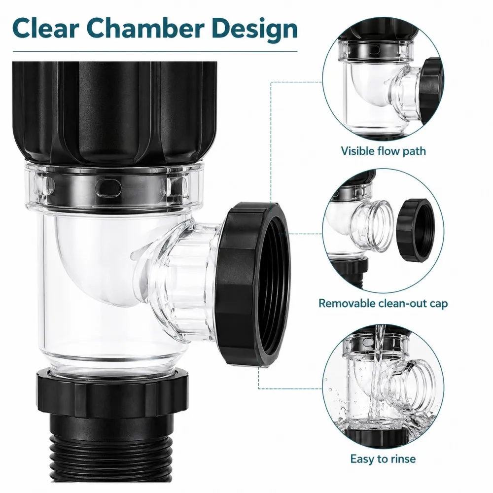 1-5Pcs Kitchen ABS Sink Drain Kit Drain Stopper Flexible Hose Body Stainless Steel Top Side Outlet Basin Drain Pipe Set image 2