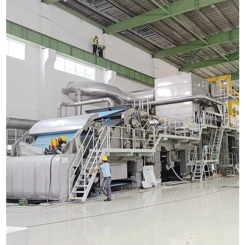 Industrial Toilet Paper Machine Price with High Speed Automatic Tissue Manufacturing Production Line From Supplier Mill