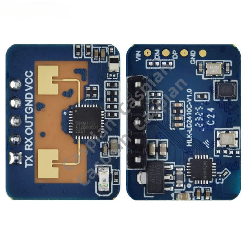 

Human Presence Sensor FMCW Wave Radar InductionLD2410C 24GHz Module Body Heartbeat Detection Sensors High Accuracy