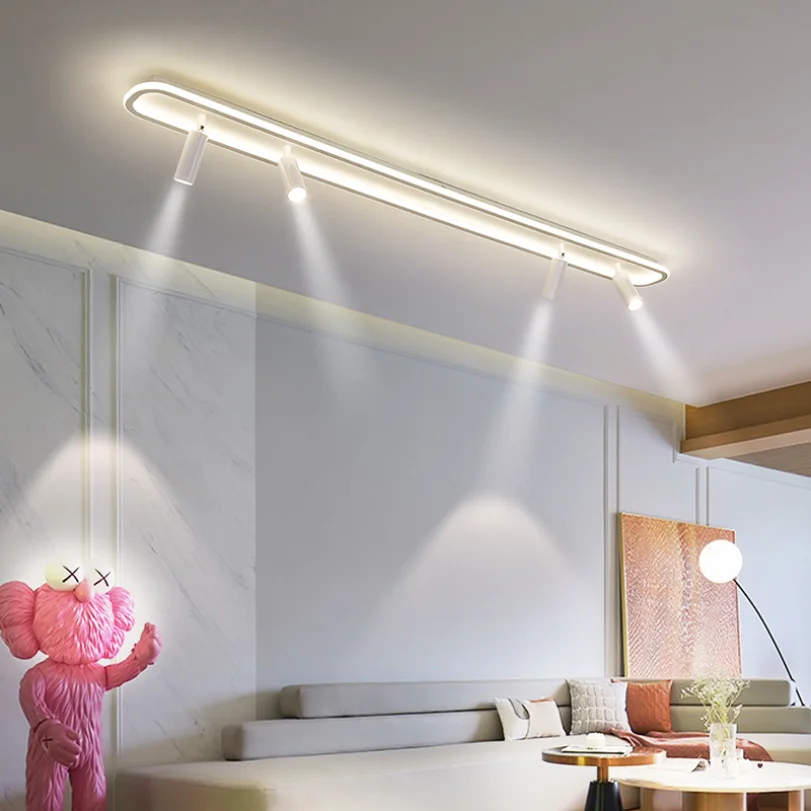 Minimalist Led Spotlight Ceiling Lamp for Bedroom Entrance Decoration Remote Control Home Indoor Aisel Corridor Light Lighting