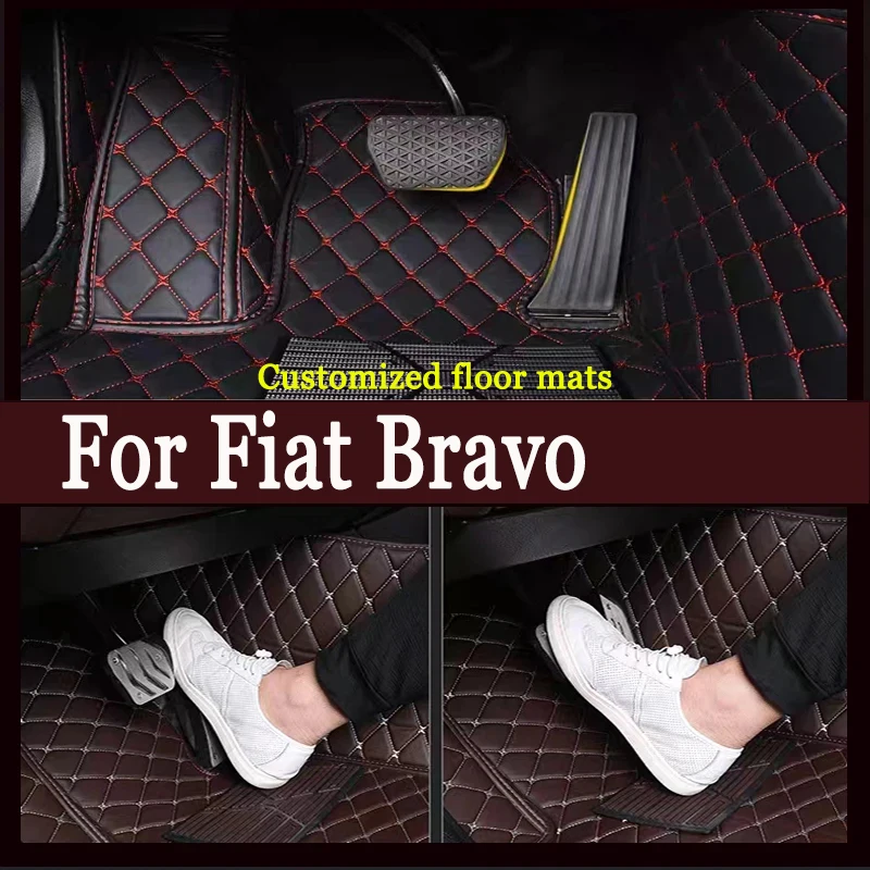 

Car Floor Mats For Fiat Bravo 2008 2009 2010 2011 2012 Auto Foot Pads Automobile Carpet Cover Interior Accessories