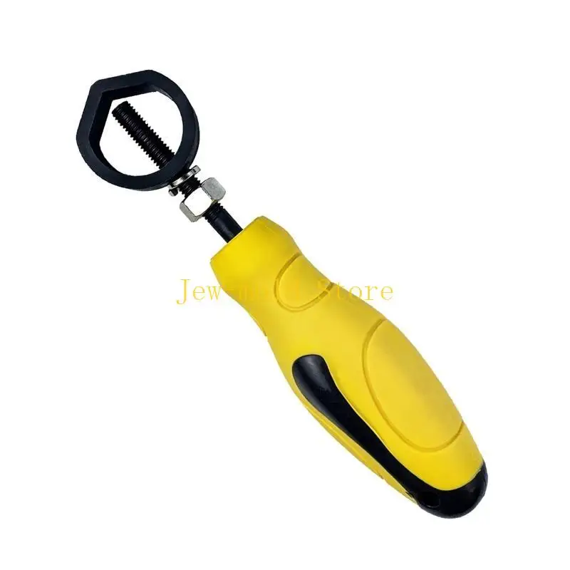 

C71B On Safey Handle Puncher Clamping Handle for Steel Leather DIY Jewelry Tool