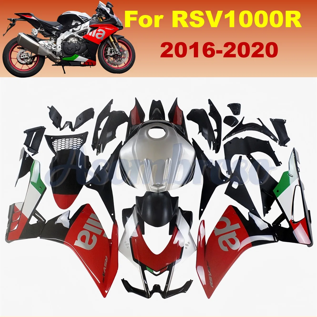 Motorcycle Fairings Kit for Aprilia RSV1000 2016 2020 RSV1000RR RSV4 2017 2018 2019 Bodywork Whole fairings kits