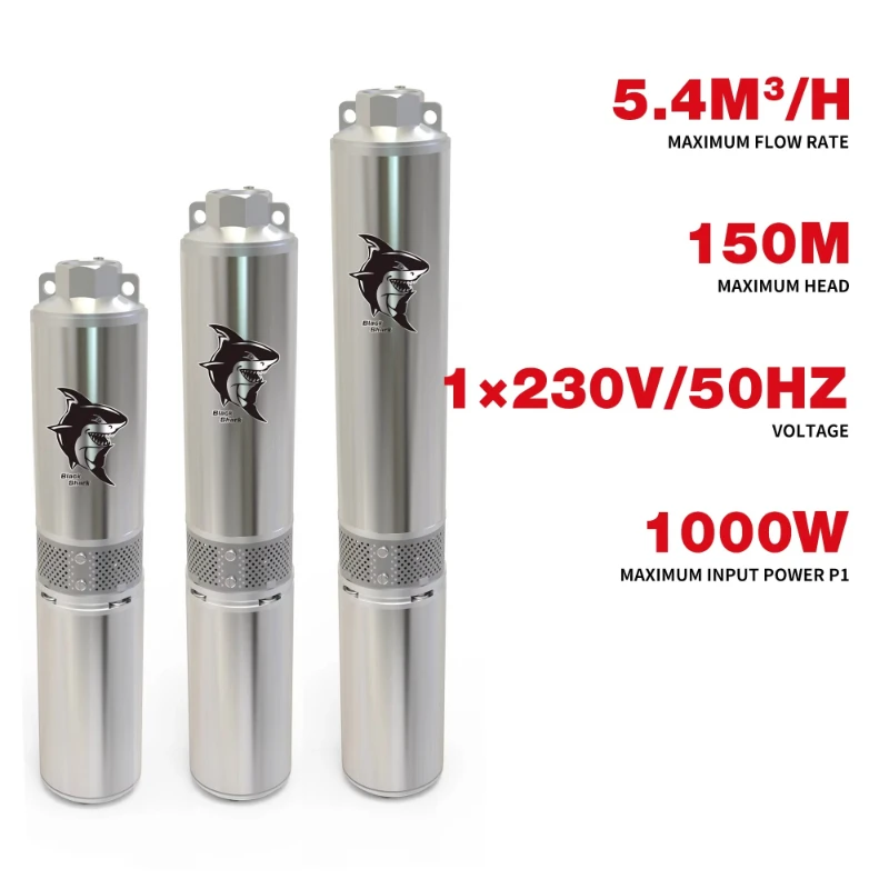 

Hot Sale Sprinkler Pumps Silent Operation Oil Free Motor Submersible Multi-Stage Deep Well Pump for Garden Sprinkler Irrigation