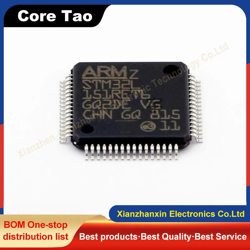 1PCS/LOT  STM32L151RET6 STM32L151 151RET6 LQFP64 Microcontroller chips in stock