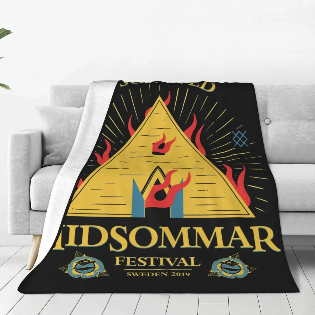 

Sacrifice Midsommar Festival Flannel Blankets Custom Throw Blanket for Bed Sofa Couch 150*125cm Quilt