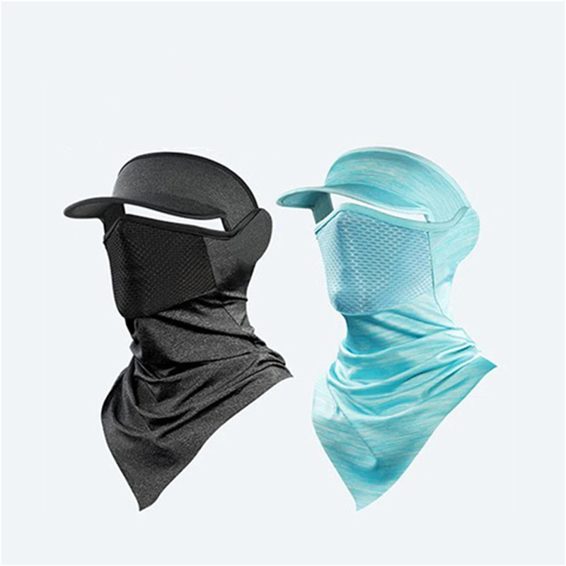 Gorra de ciclismo con protección solar para hombre y mujer, pasamontañas deportivo para pesca, casco de motocicleta y bicicleta, visera para el sol, Verano