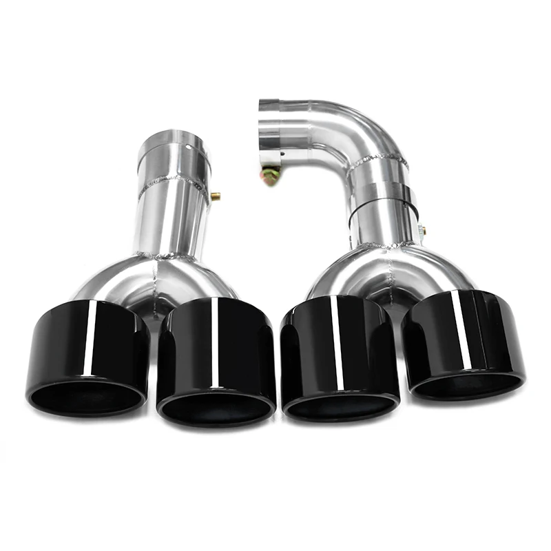 Quad uitlaatsierstukken voor BMW X3 G01 X4 G02 2018-2021 (ALLEEN 20i/30i) - X3M Look Upgrade (vereist M diffuser)