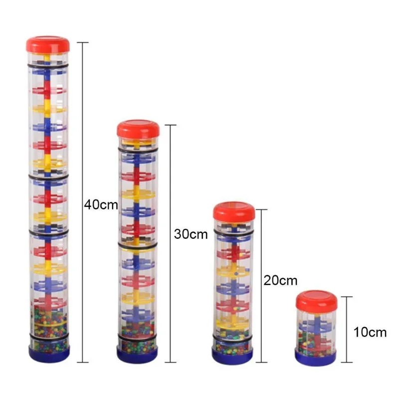 Rainmaker Rain Sound Stick Tube Muziekinstrument Peuter Hand Schudden Muziek Montessori Vroeg Onderwijs Speelgoed Populaire Baby Kids