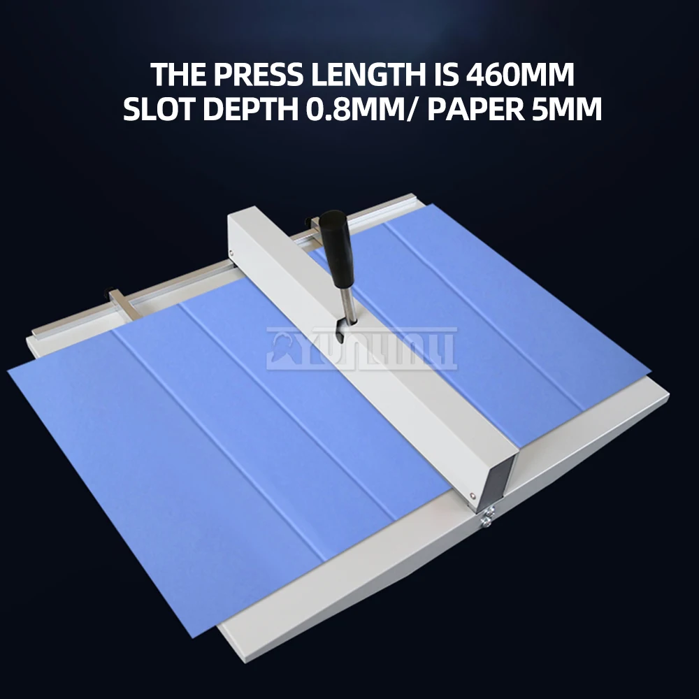 A3 Paper creasing machine 460Y manual paper creaser multi-function indentation dashing machine 46cm 52cm 36cm Indentation width