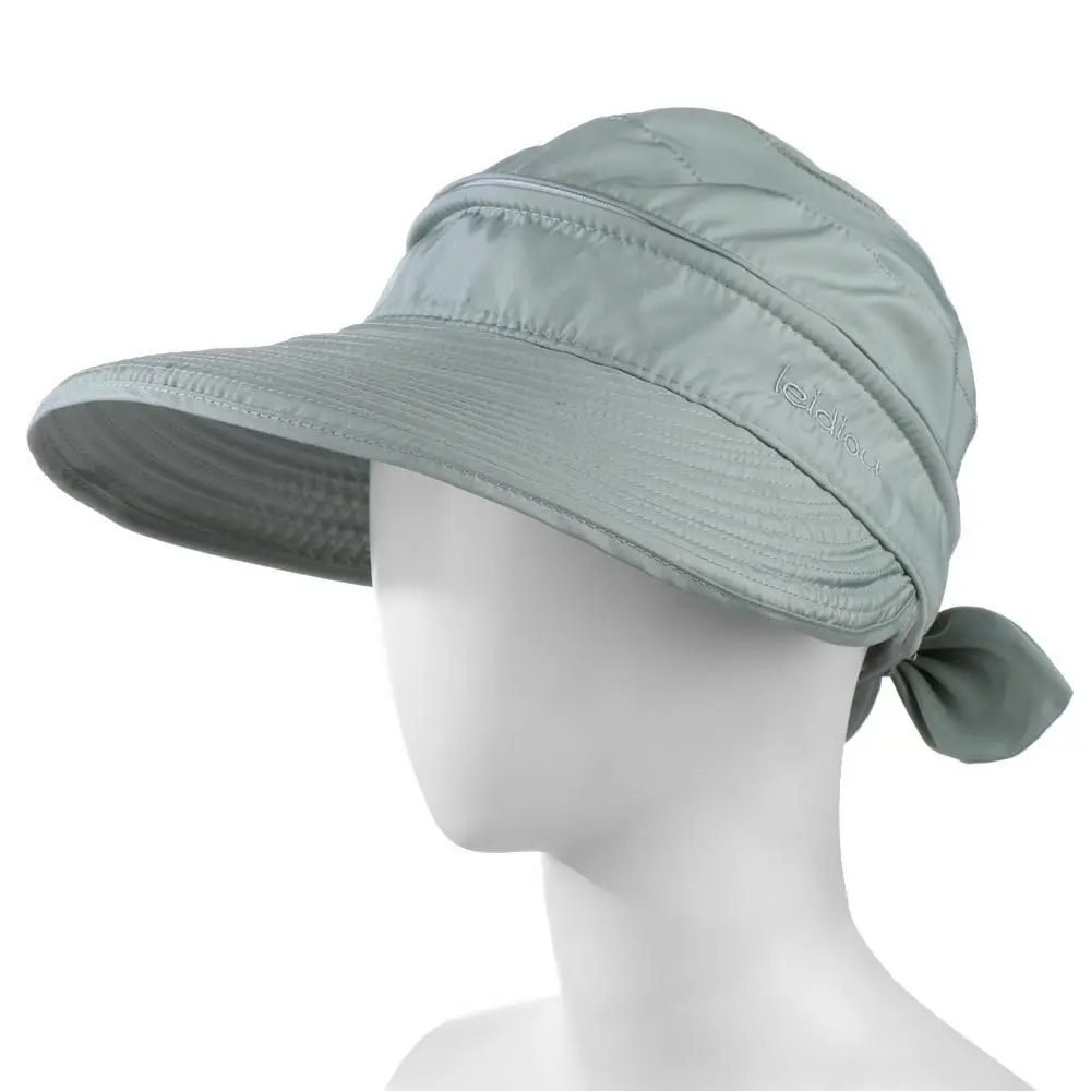 Women Ladies Summer Wide Brim Foldable Visor Outdoor Cap Anti-UV Beach Sun Hat