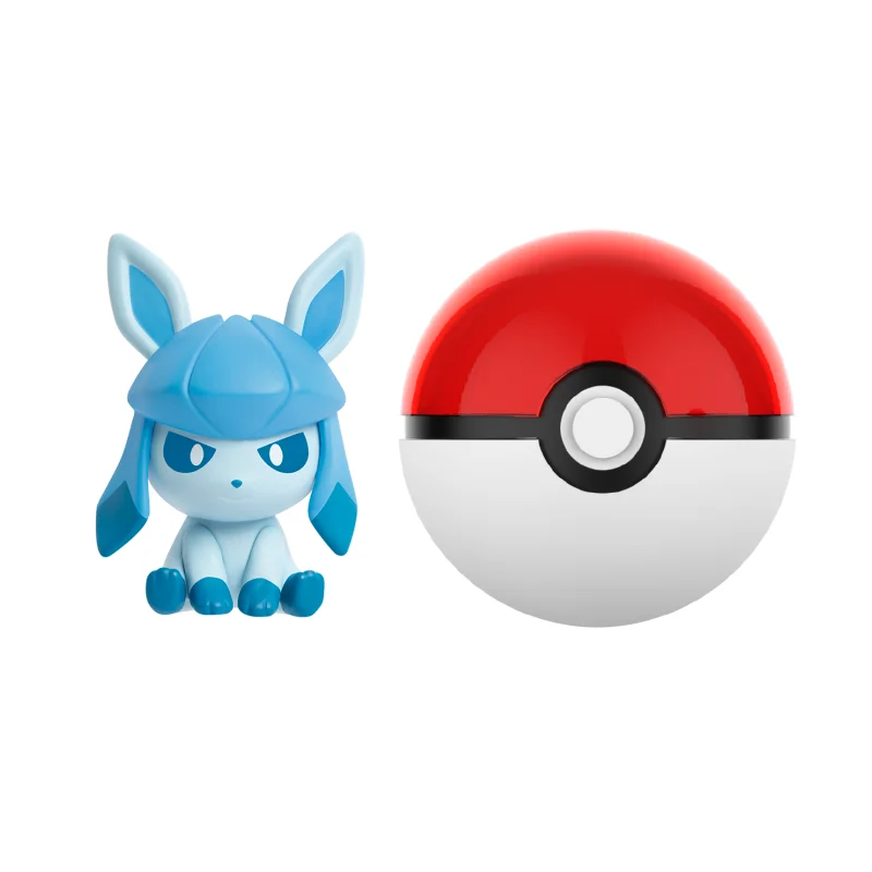 Anime Pokemon Blind BOX Poke Ball Action Figur Sylveston Umbreon Pikachu Mini Puppen Original Echte Modell Ornament Spielzeug Geschenk – Detail 13