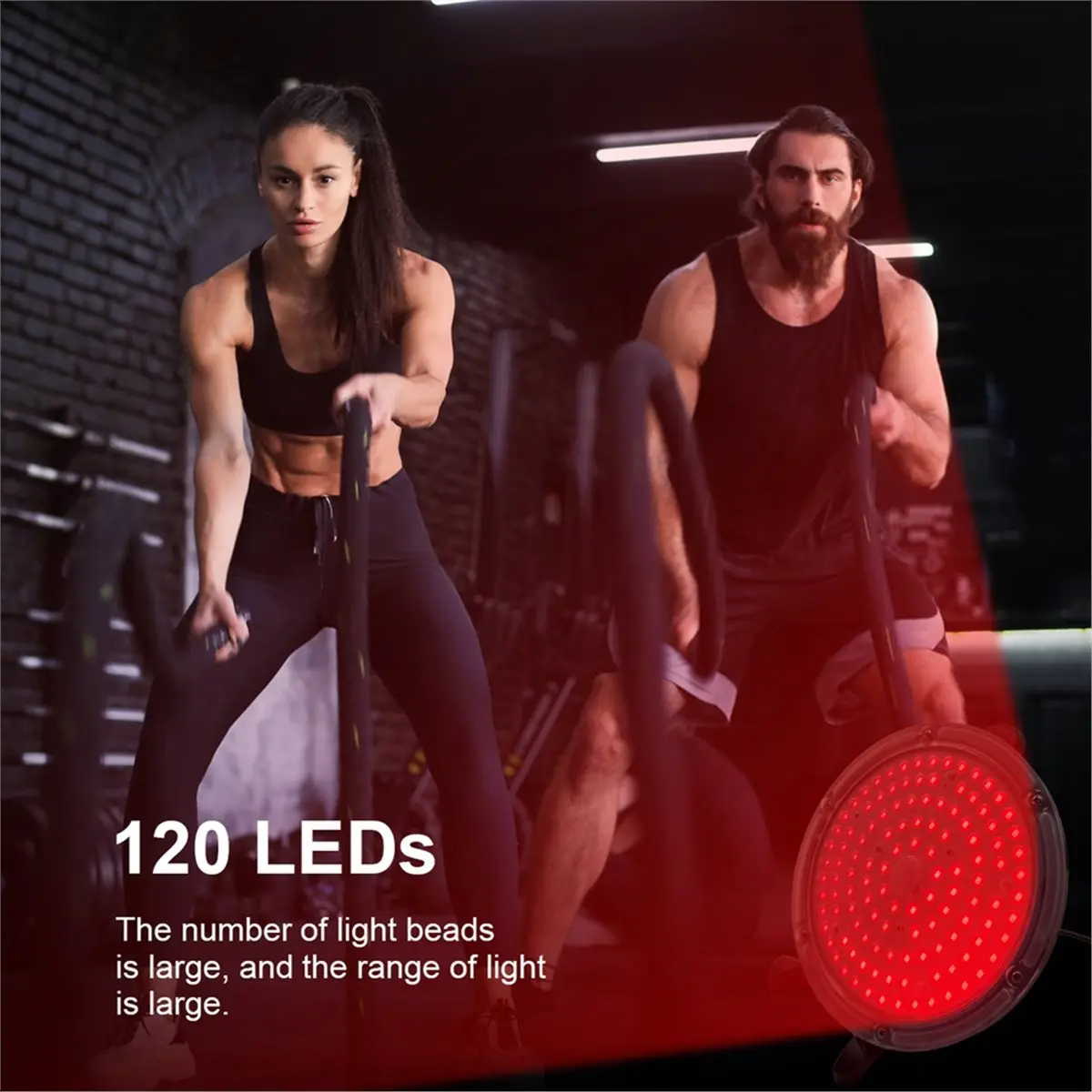 [販売用]-660nm-led赤色光パネルランプ-120ライト-ボディスキンケア機器、家庭用美容製品-痛みを和らげます