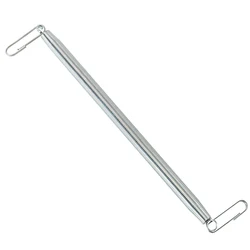 5PCS Puller Chest Expander Fitness Arm Strength Tension Spring Chromium Plated Steel Tension 10kg  Extension Spring With Hook