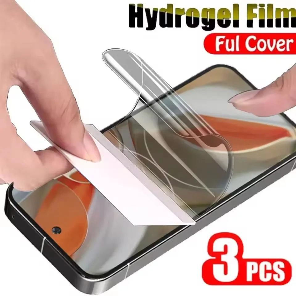 3Pcs Hydrogel Film For Umidigi Note 90 100 100A 5G Screen Protector For Umidigi A15T G9A G9C G9 G9T G100 G100A G6 G1 C1 Plus 5G