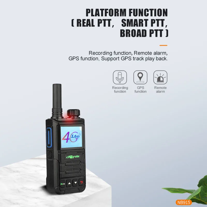 Imagem -03 - Barato Rede Walkie Talkie Chierda Nb915 Telefone 500km de Longa Distância Rádio Fdd-lte Tdd-lte Td-scdma Walki Talki 4g Sim Cartão Mais