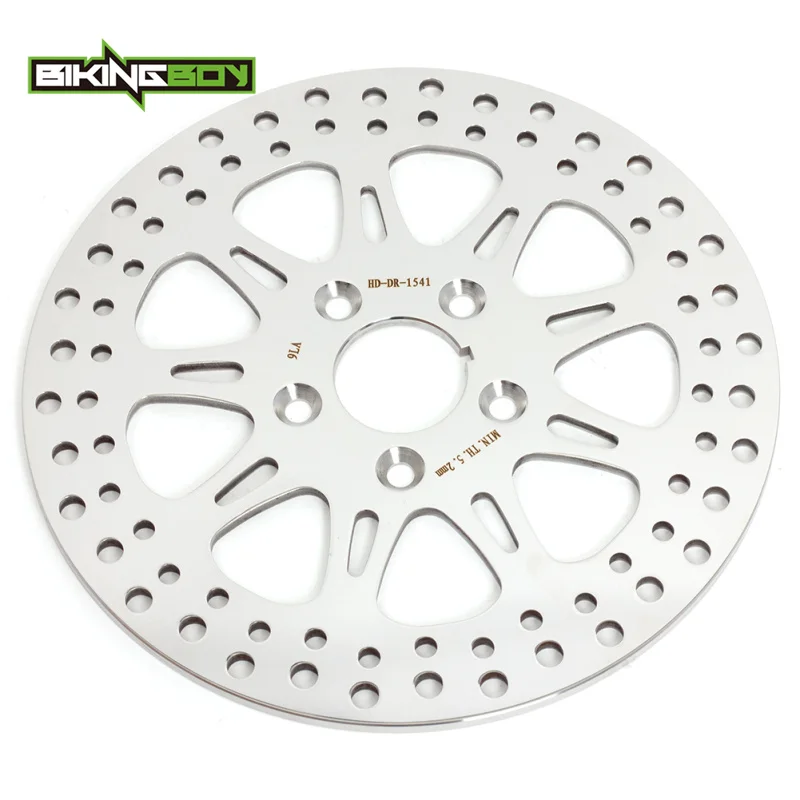 BIKINGBOY For Sportster Hugger XLH883 Deluxe XLH1200C XLH1200S XLH1200 87 88 89 90 91 92 93 94 95 96 Rear Brake Disc Rotor Disk