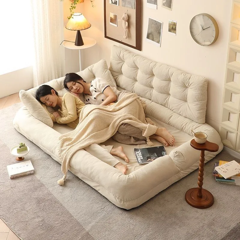 Shangsheng Double Human Sofa Bed Furniture  Sleeper Sofa Cloud Like Convertible Couch for Living Room  Small Space Corner view 3